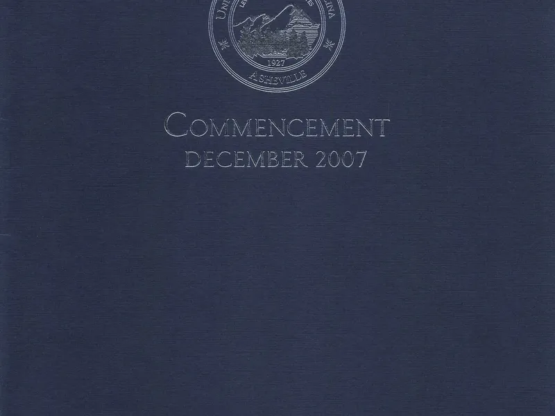 December 2007 Commencement